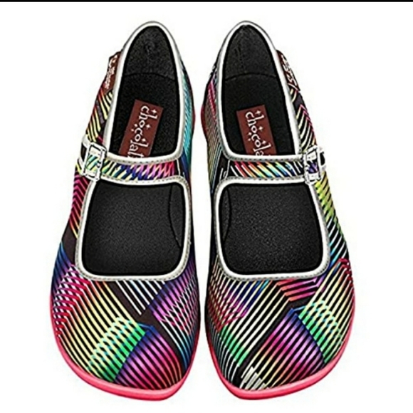 NWT-Womens Hot Choc Design Mary Jane Shoes - Picture 3 of 6